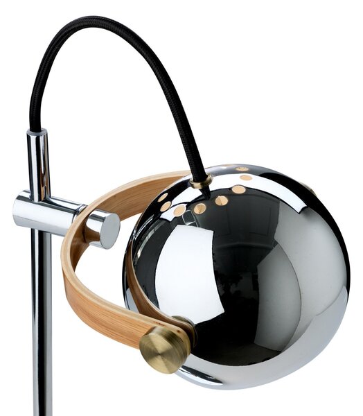 Asztali lámpa Halo Design, DC PORTABLE, dimmable, Nappali, Fém, Dizájn