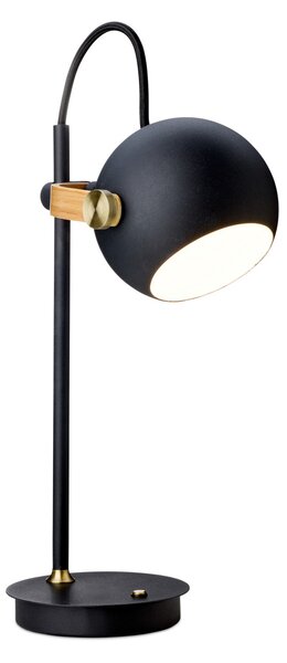 Asztali lámpa Halo Design, DC PORTABLE, dimmable, Nappali, Fém, Dizájn