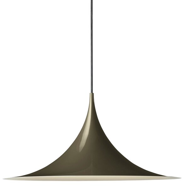 Függőlámpa GUBI, Semi, dimmable, Barna / Rozsdabarna, Nappali, Fém, Dizájn