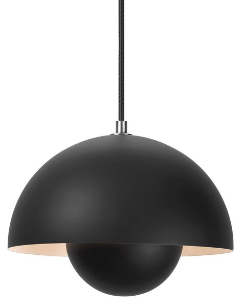 Függőlámpa &Tradition, Flowerpot VP1, dimmable, Fekete, Nappali, Fém, Dizájn