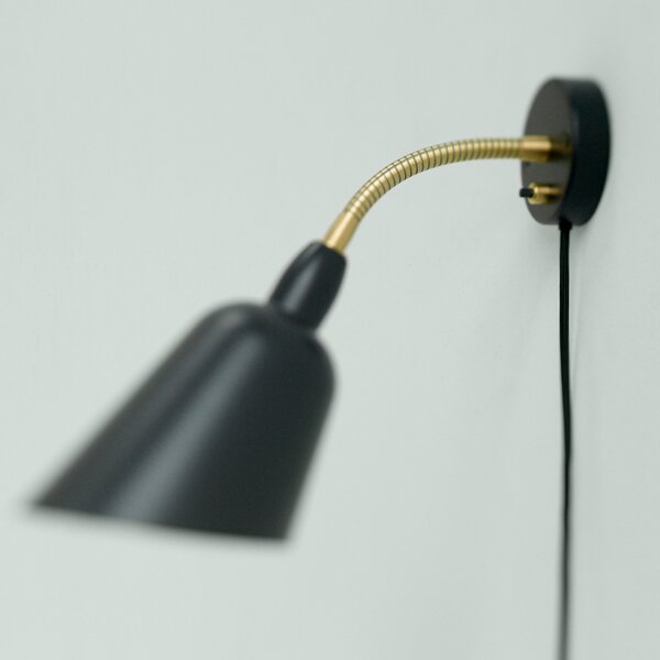 Fali Lámpa &Tradition, Bellevue AJ9, dimmable, Fekete, Nappali, Fém, Dizájn