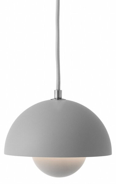 Függőlámpa &Tradition, Flowerpot VP10, dimmable, Szürke, Nappali, Fém, Dizájn
