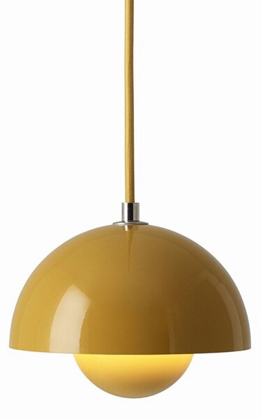 Függőlámpa &Tradition, Flowerpot VP10, dimmable, Sárga, Nappali, Fém, Dizájn