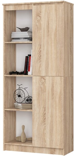 R 80 cm 1 ajtós 4 polcos Sonoma tölgy polc