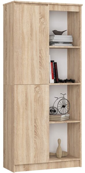 R 80 cm 1 ajtós 4 polcos Sonoma tölgy polc