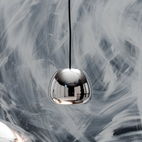 Függőlámpa Tom Dixon, Void mini, dimmable, Fémes, Nappali, Fém, Dizájn