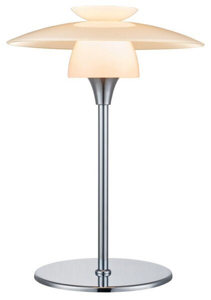 Scandinavia Asztali Lámpa Ø20 Opal/Chrome - Halo Design
