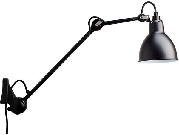Fali Lámpa Lampe Gras, Fekete, Nappali, Fém