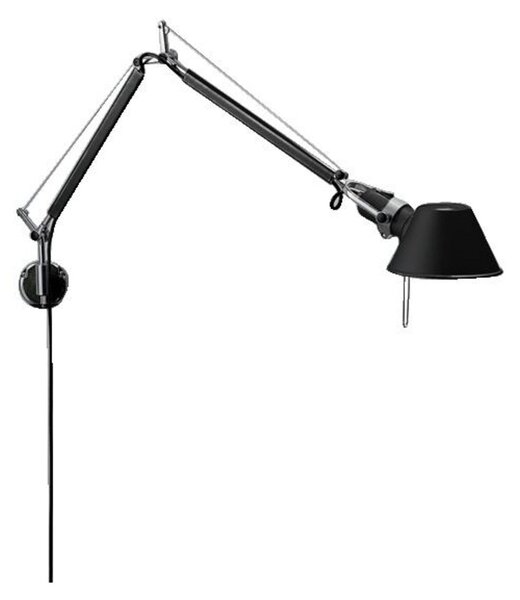 Fali Lámpa Artemide, Fekete, Dolgozószoba / iroda, Alumínium, Dizájn