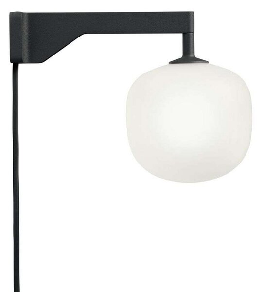 Fali Lámpa Muuto, Fekete, Nappali, Üveg
