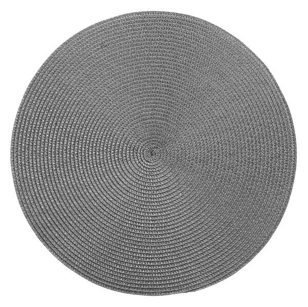 AMBIENTE étkezési alátét Ø38cm, sötétszürke