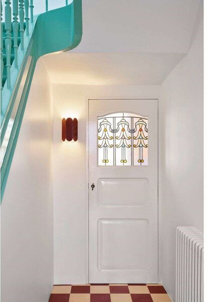 Arcs Sconce Fali Lámpa Hardwired Auburn Red - HAY