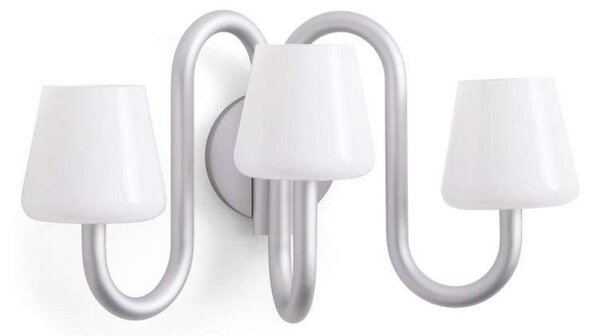 Apollo Sconce Fali Lámpa Alu/White Opal - HAY
