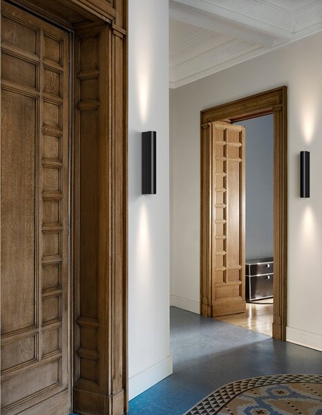 Fali Lámpa Luceplan, dimmable, Fekete, Nappali, Alumínium