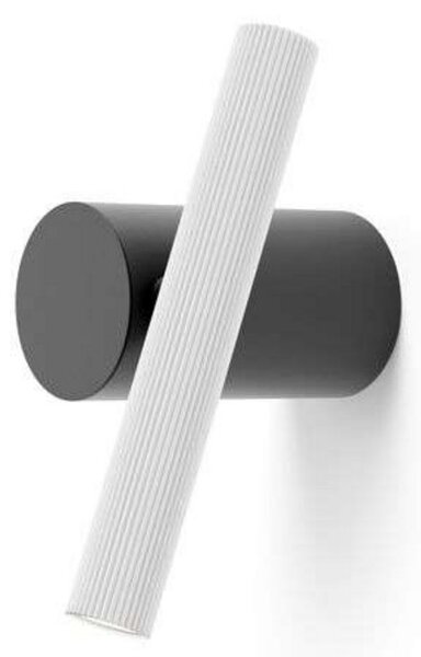 Doi Fali Lámpa 3000K Black/Ribbed White - Luceplan