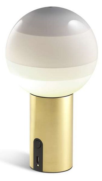 Asztali lámpa MARSET, Dipping Light, dimmable, Fehér, Nappali, Üveg, Dizájn