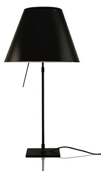 Asztali lámpa Luceplan, dimmable, Fekete, Nappali, Alumínium