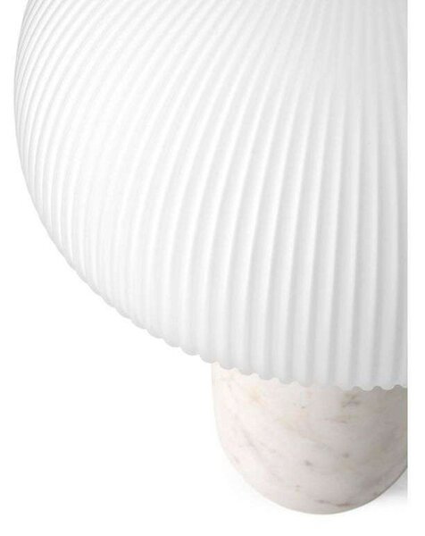 Asztali lámpa Vipp, dimmable, Fehér, Nappali, Üveg