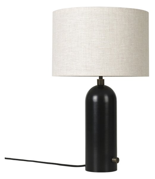 Asztali lámpa GUBI, dimmable, Fekete, Nappali, Márvány