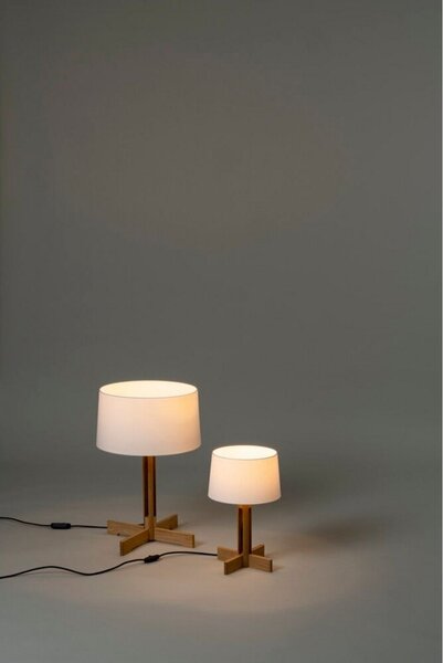 Asztali lámpa Santa & Cole, dimmable, Fehér, Nappali, Fa