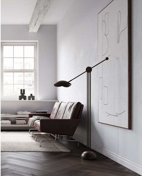 Állólámpa 101 COPENHAGEN, dimmable, Bronz / Öreg Sárgaréz, Nappali, Fém