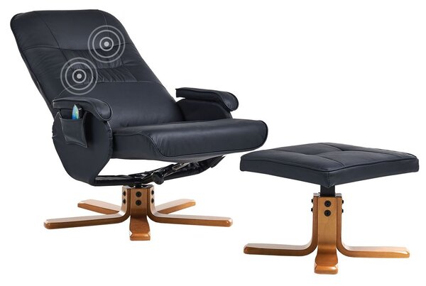 Masszázsfotel RELAXPRO Műbőr Fekete