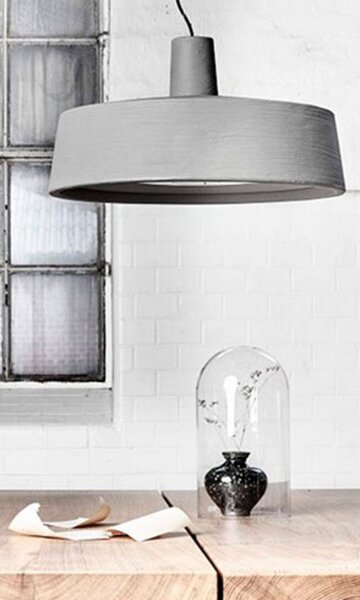 Függőlámpa MARSET, dimmable, Szürke, Műanyag