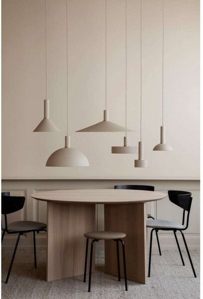 Függőlámpa ferm LIVING, Bézs, Nappali, Fém