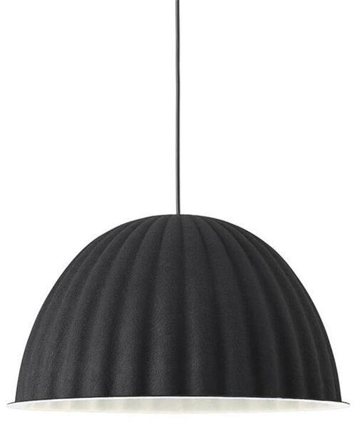 Függőlámpa Muuto, dimmable, Fekete, Étkező, Szövet / Textília