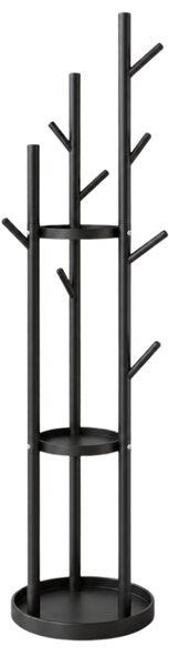 Álló fogas TREES 170 cm, fekete