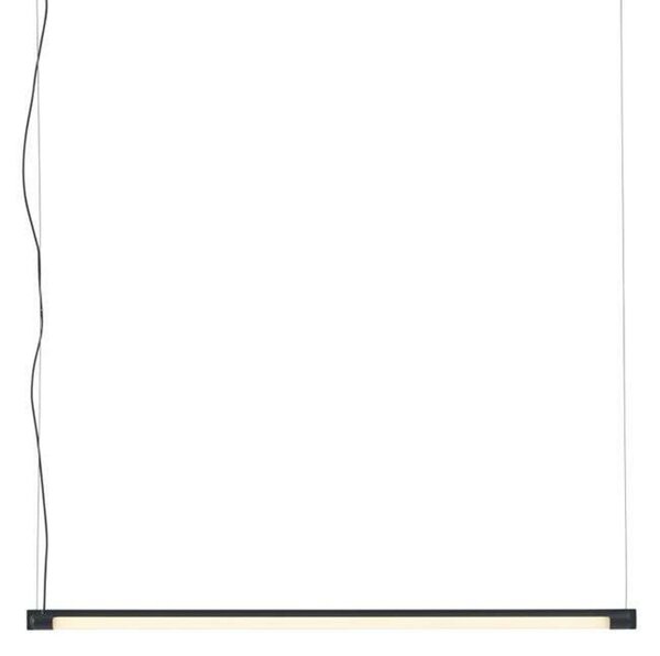 Függőlámpa Muuto, dimmable, Fekete, Étkező, Alumínium