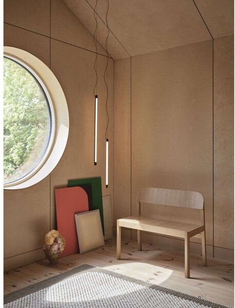 Függőlámpa Muuto, dimmable, Fekete, Étkező, Alumínium