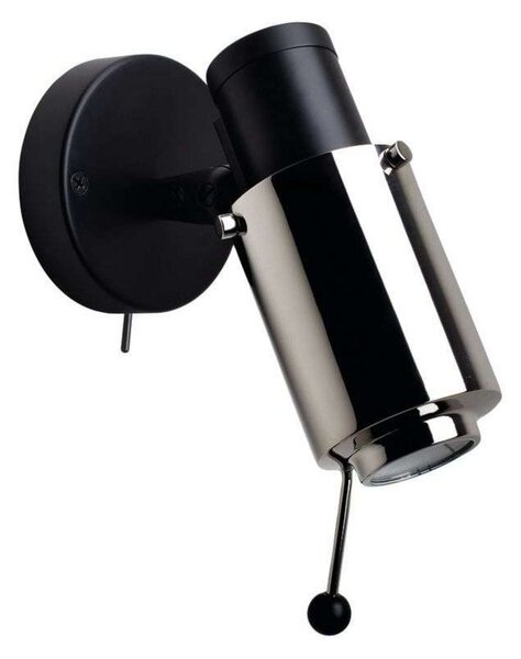 Biny Spot LED w/Kapcsoló & Rod Black/Nickel