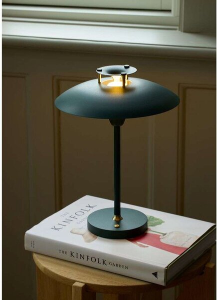 Asztali lámpa Halo Design, dimmable, Zöld, Nappali, Fém