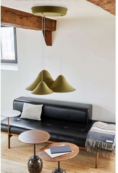 Függőlámpa LOOM DESIGN, dimmable, Zöld, Nappali, Alumínium
