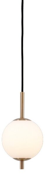 Audrey 1 Függőlámpá Plated Brass/White Opal - UMAGE