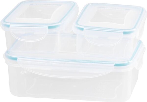 Tárolóedény MagicHome, Szögletes, termotáskával, szett 3 db, 1x 1500 ml + 2x 500 ml