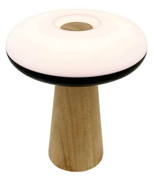 Asztali lámpa Dyberg Larsen, 2 Ways, dimmable, Fa, Nappali, Fa, Modern