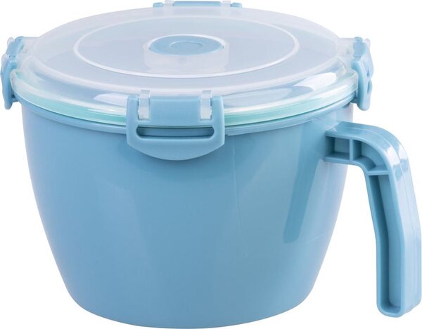 Tárolóedény MagicHome, Füllel, nyitható fedél, fogantyúval, 900 ml, füllel ellátott bögre, bögre 168