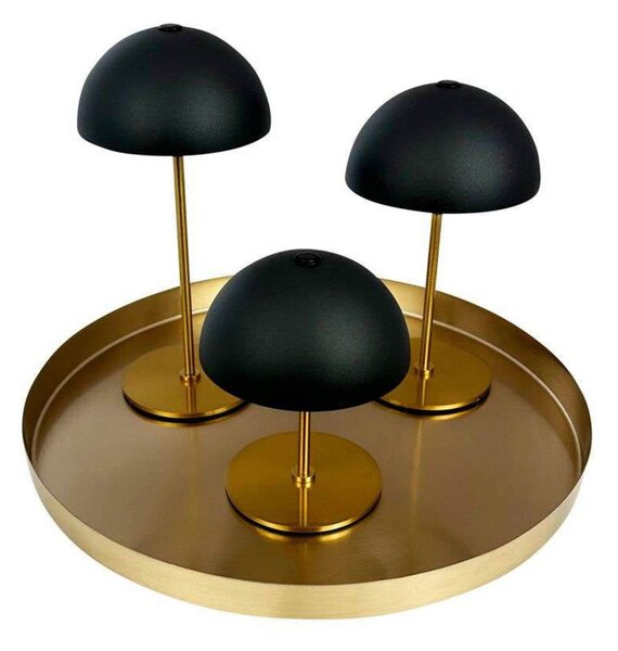 Asztali lámpa Dyberg Larsen, Along, dimmable, Arany / Sárgaréz, Nappali, Fém, Skandináv