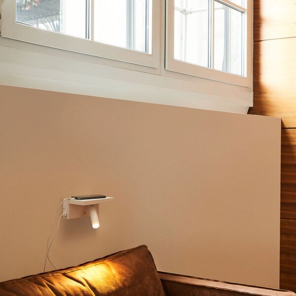 Fali Lámpa SLV, Fido, dimmable, Fehér, Nappali, Fém, Modern