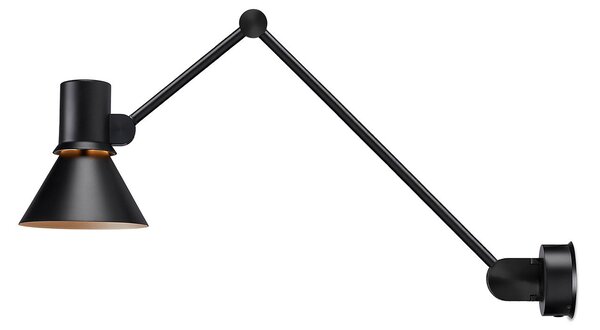 Fali Lámpa Anglepoise, Type 80 W3, Fekete, Nappali, Fém, Dizájn