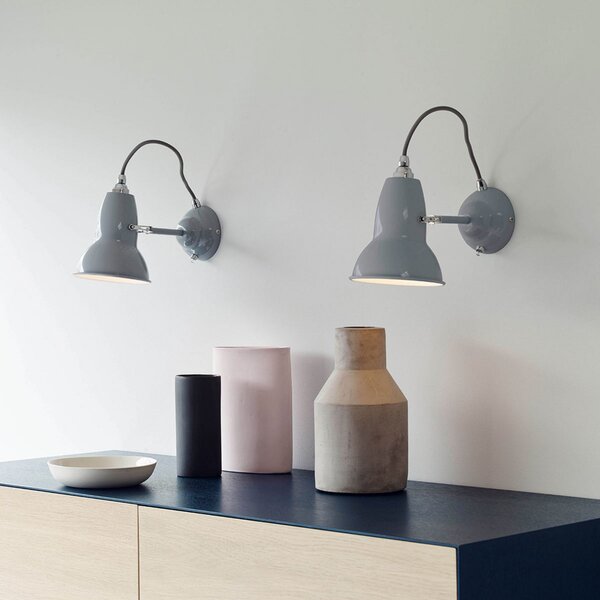 Fali Lámpa Anglepoise, Original 1227, Szürke, Nappali, Fém, Indusztriális dizájn