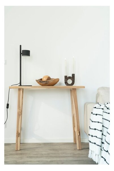 Natúr színű teakfa konzolasztal 30x90 cm Girona – House Nordic