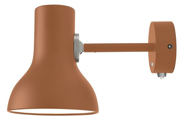 Fali Lámpa Anglepoise, Type 75 Mini, dimmable, Barna / Rozsdabarna, Nappali, Fém, Dizájn