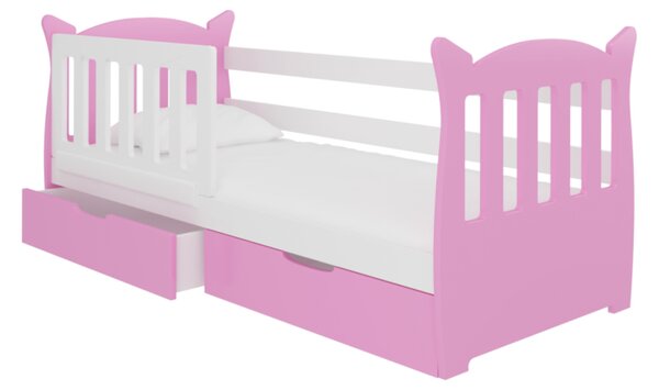 PENA gyerekágy, 160x75, rózsaszín