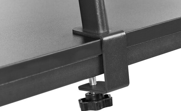 Íróasztal BILOXY Fekete 120 cm 64 cm polcokkal