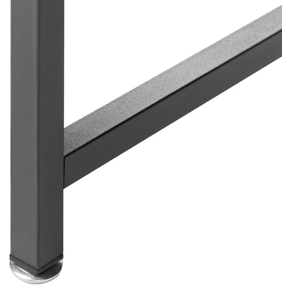 Íróasztal BILOXY Fekete 120 cm 64 cm polcokkal