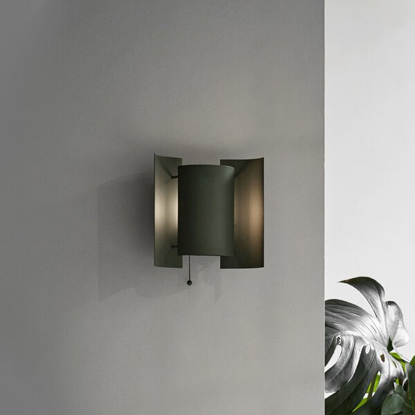 Fali Lámpa Northern, Butterfly, dimmable, Zöld, Nappali, Fém, Dizájn