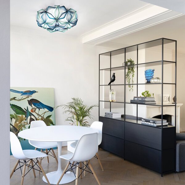 Mennyezeti Lámpa Slamp, La Vie M, dimmable, Kék, Nappali, Műanyag, Dizájn